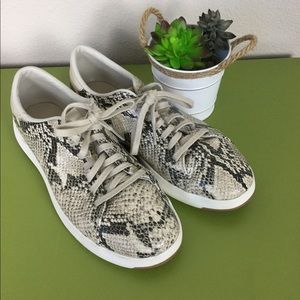 Cole Haan Snakeskin Grandpro Tennis Sneakers sz 9B